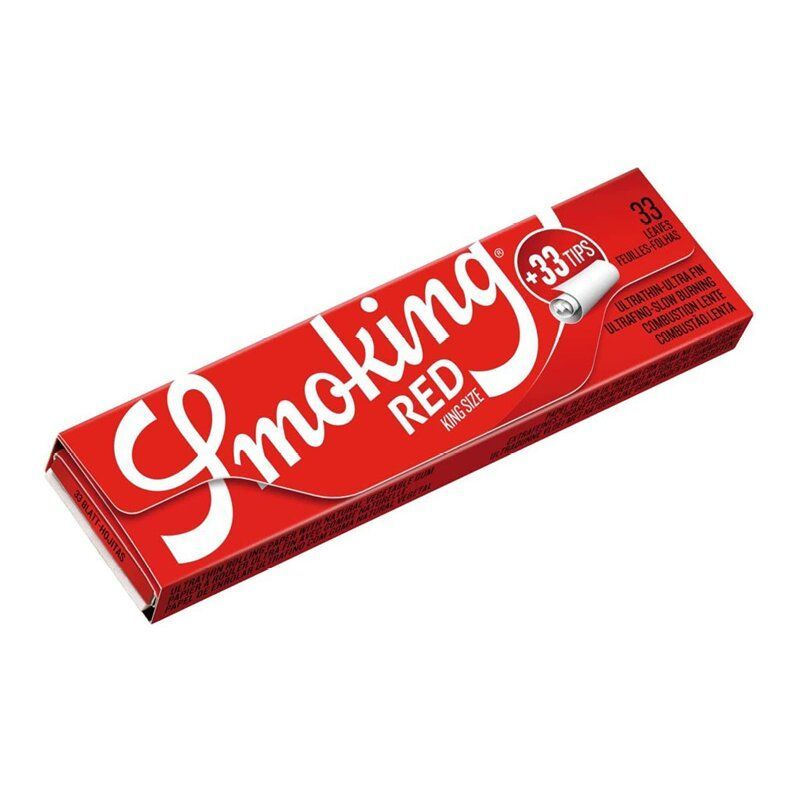 "Smoking" Red King Size + Tips