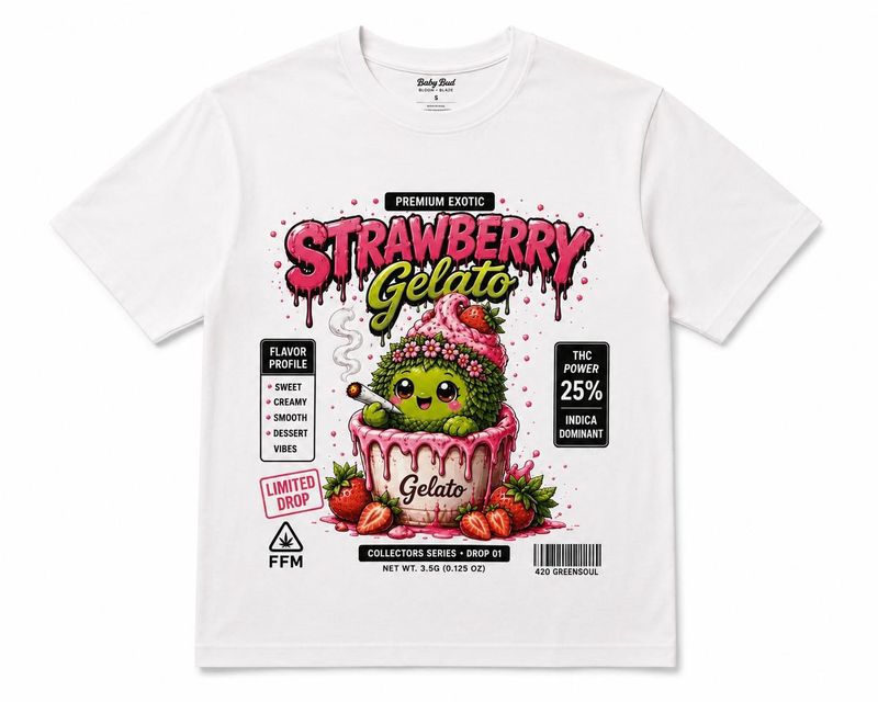 "Baby Bud" Shirt - STRAWBERRY Gelato