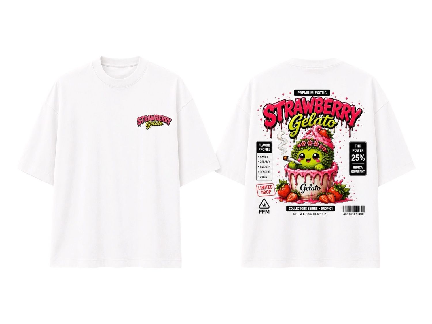 "Baby Bud" Shirt > Strawberry Gelato