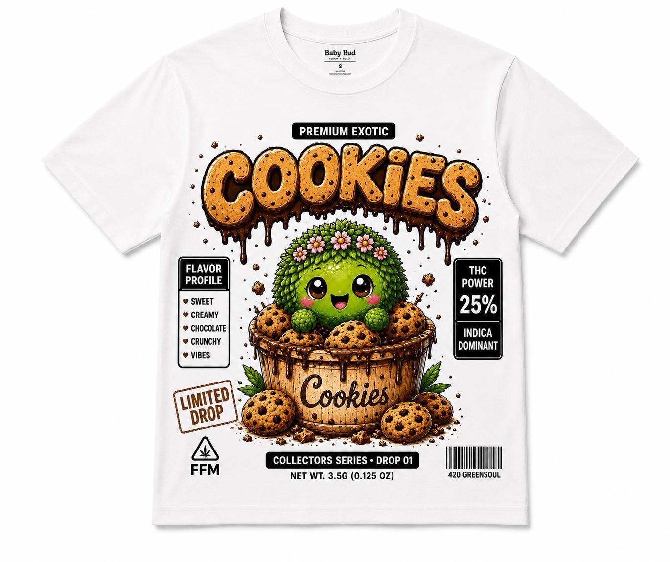 "Baby Bud" Shirt - COOKIES