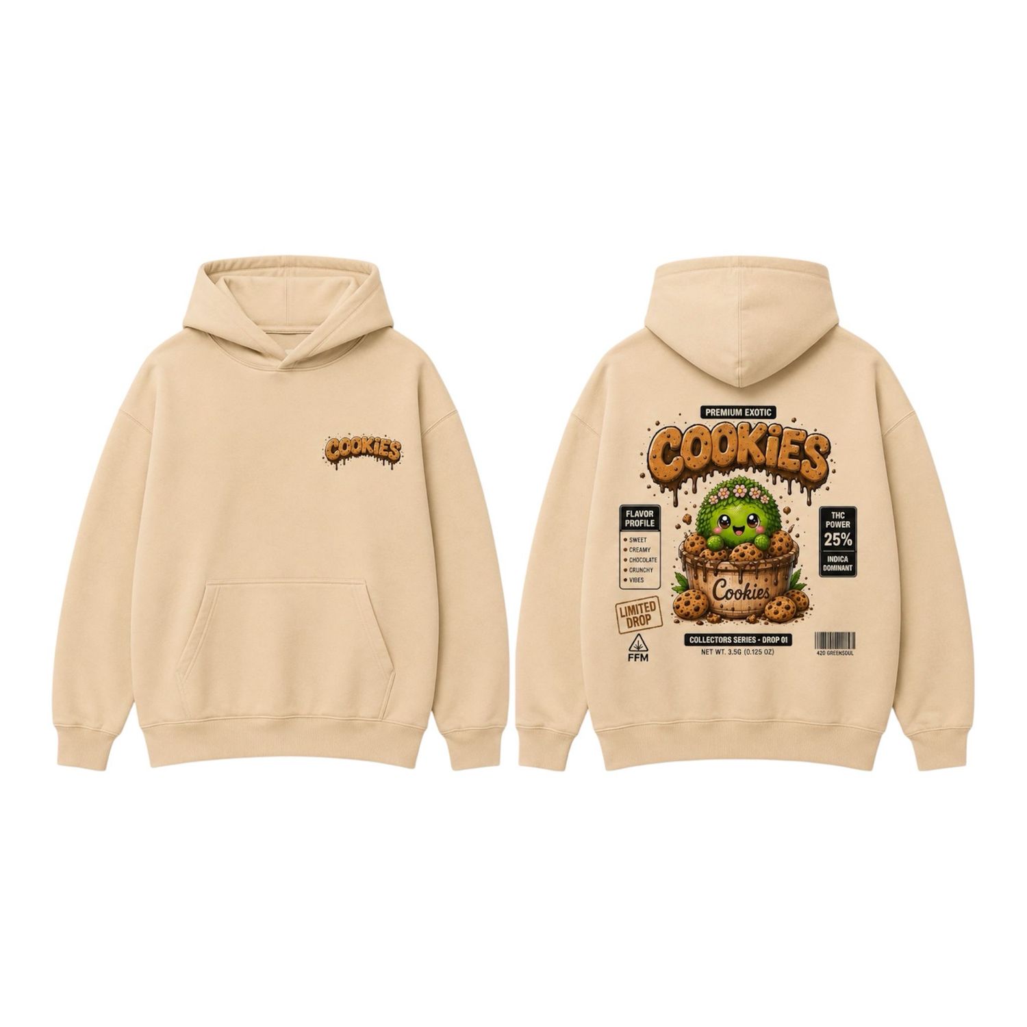 "Baby Bud" Hoodie Cookies