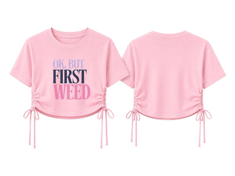 Baby Bud Crop Top „First Weed“ Baby Bud Crop Top „First Weed“
