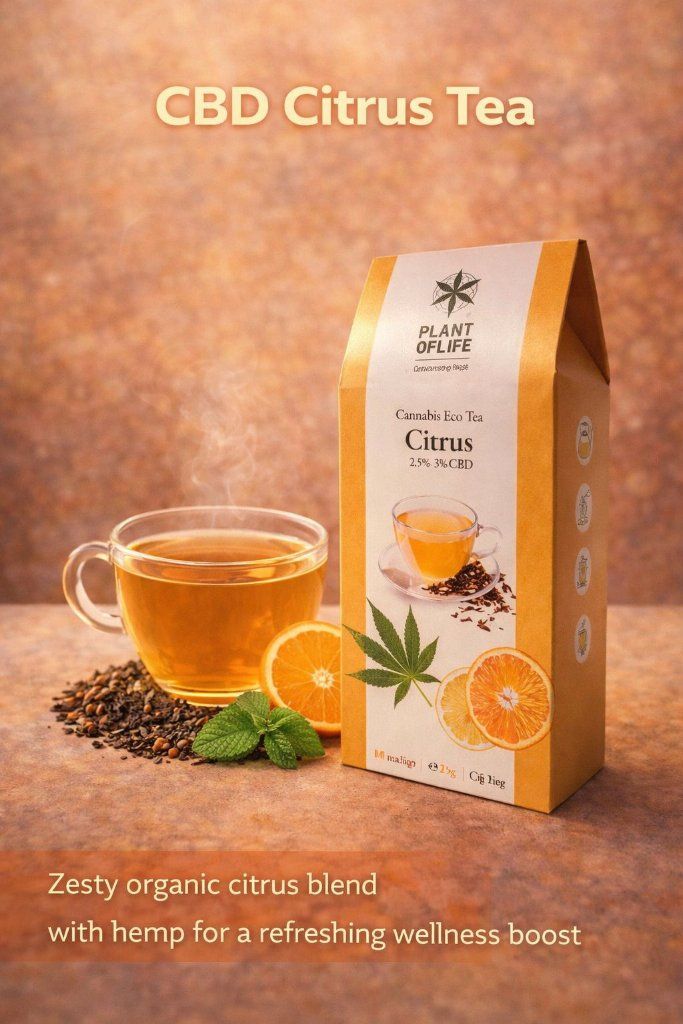 "Plant of Life" Eco Citrus Tea 2,5% - 3% CBD