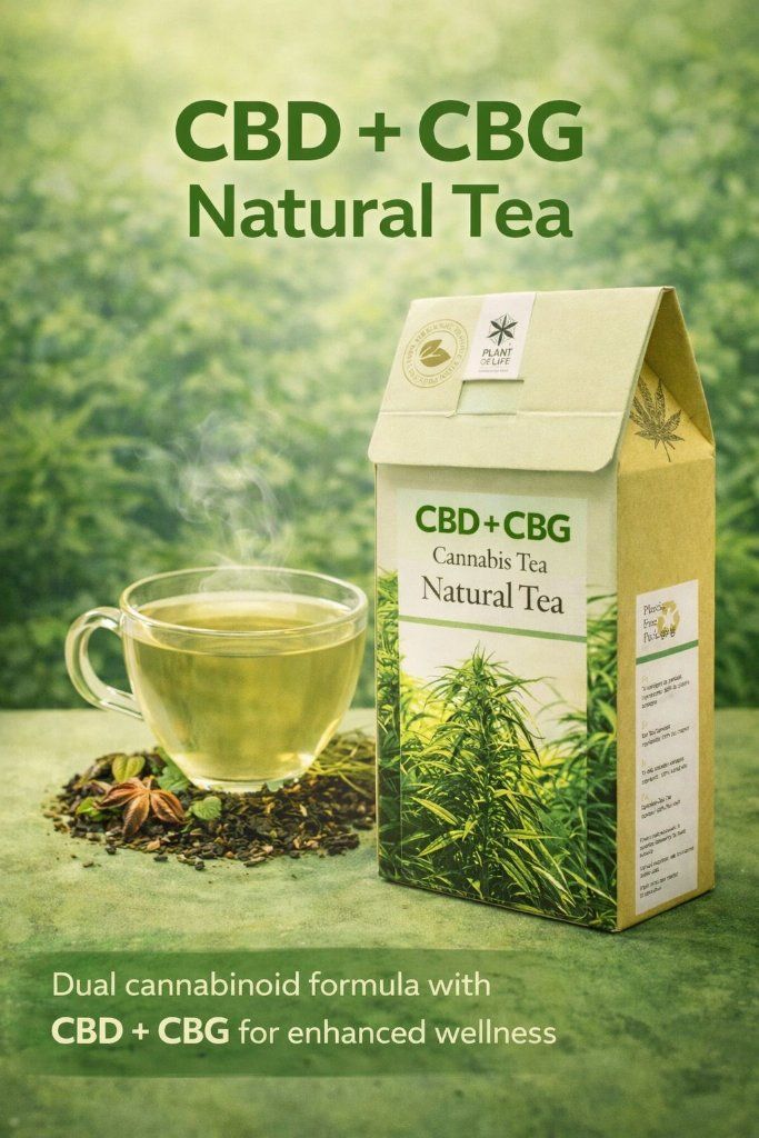 "Plant of Life" Eco Natural Tea 2,5% - 3% CBD & 2,5% - 3% CBG