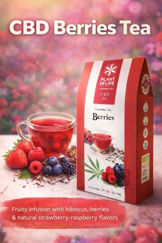 "Plant of Life" Berries Tea 3% CBD