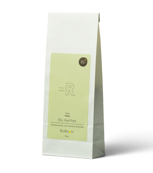 "BioBloom" Bio Hanftee lose – relax