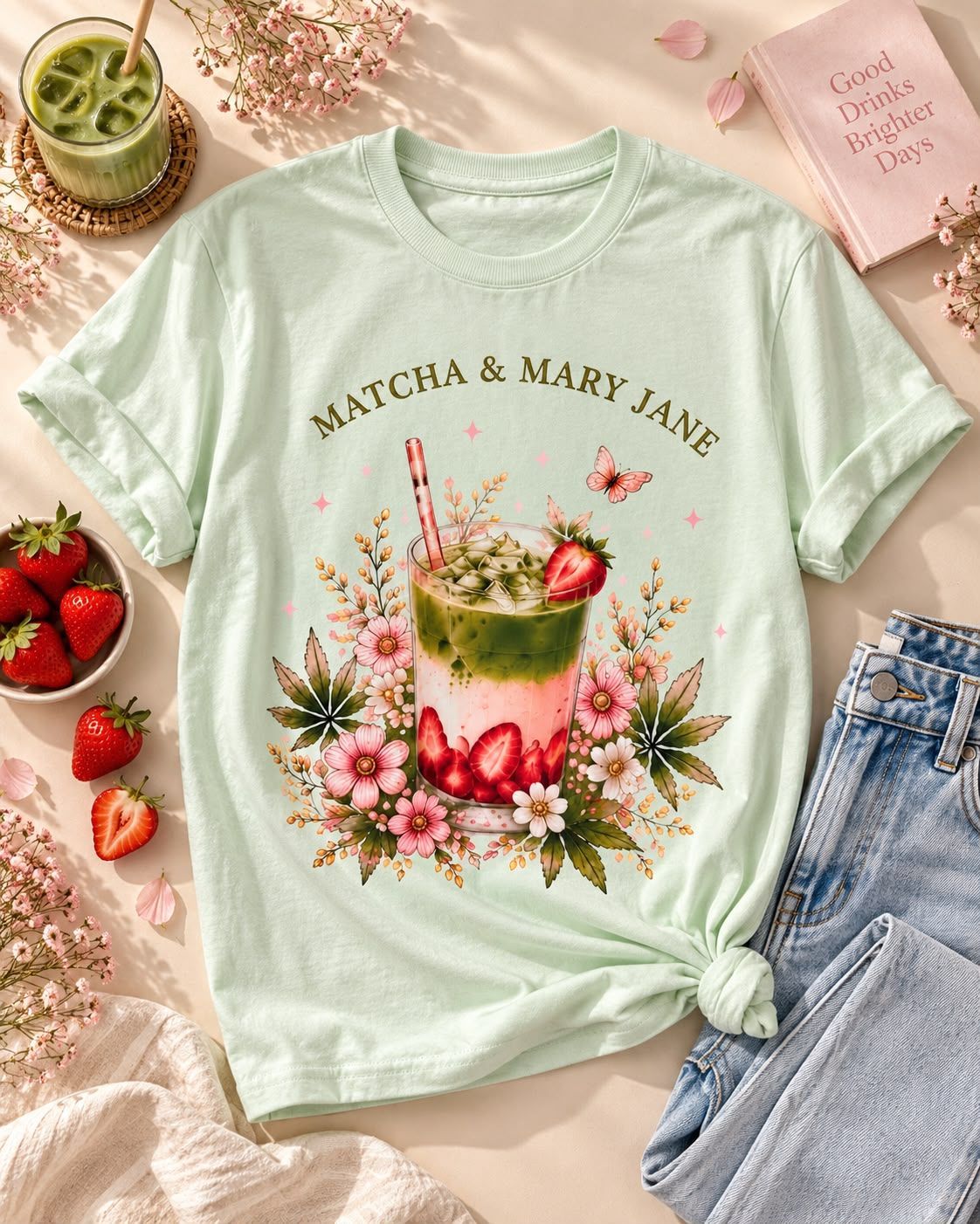 "Matcha & Mary Jane" T-Shirt