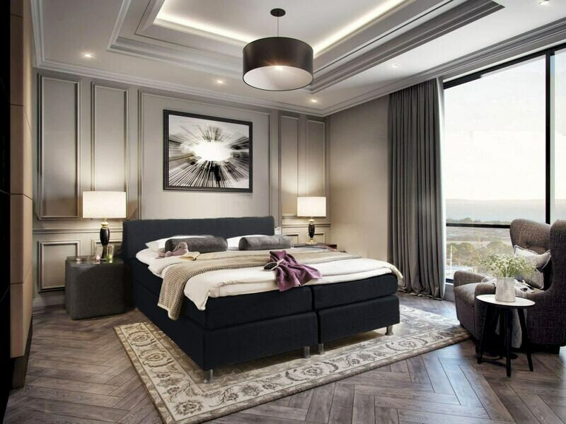 Boxspring Amsterdam BUDGET+GRATIS TOPPER