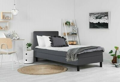 Boxspring Parijs 1 persoons met pocketveer matras+ GRATIS topper