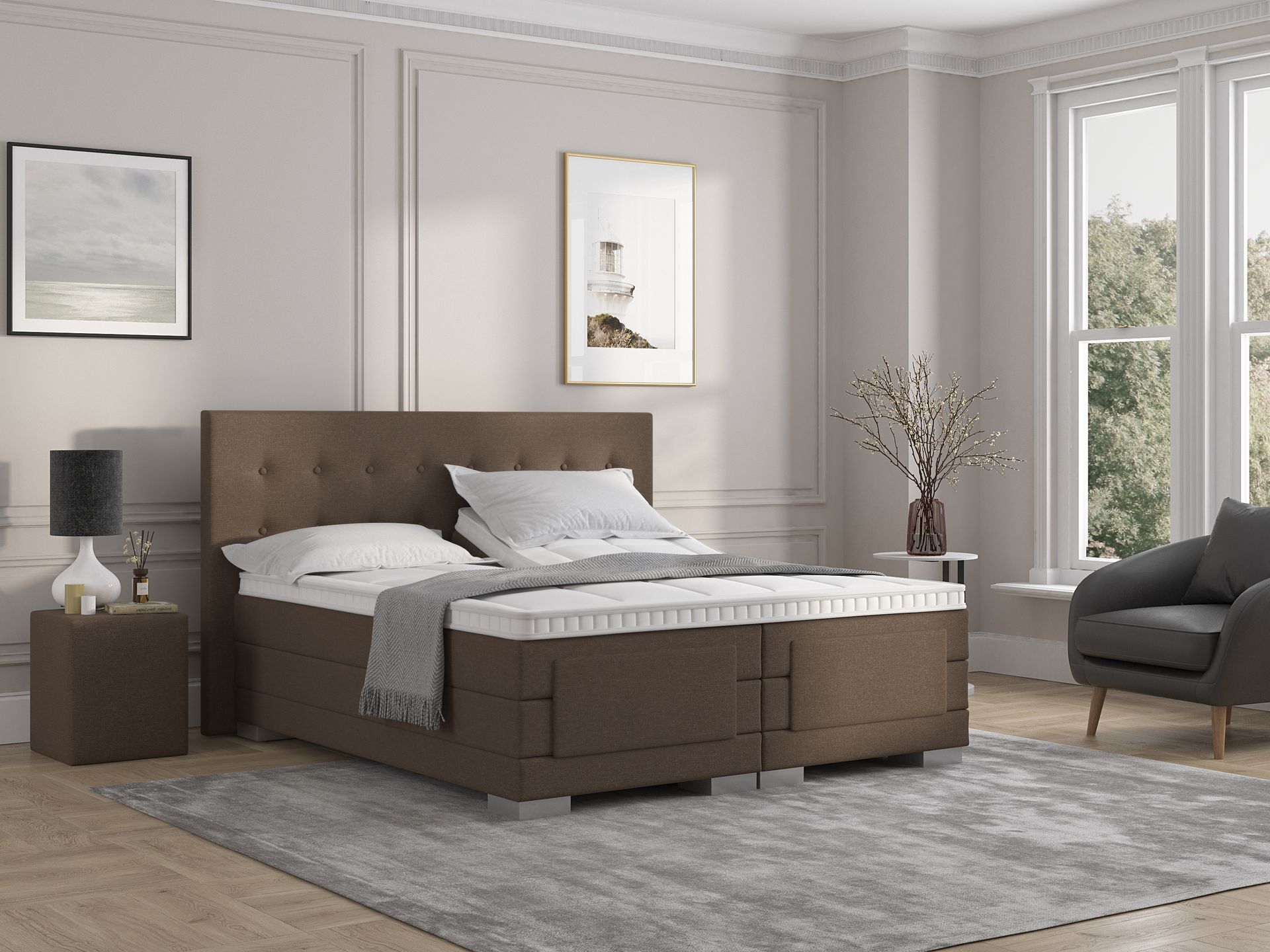 Elektrische Boxspring Swiss