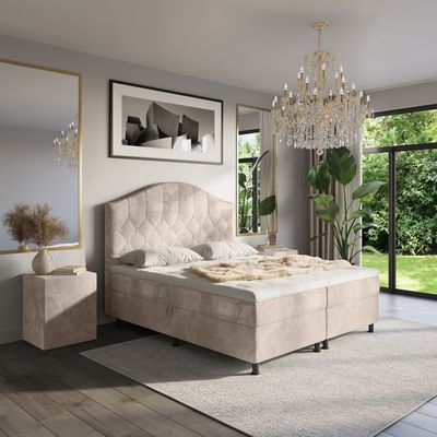 Boxspring met opbergruimte Luana