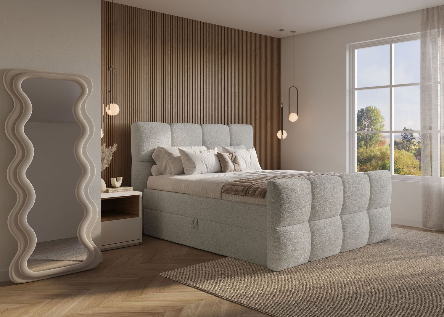 Boxspring met opbergruimte Nori