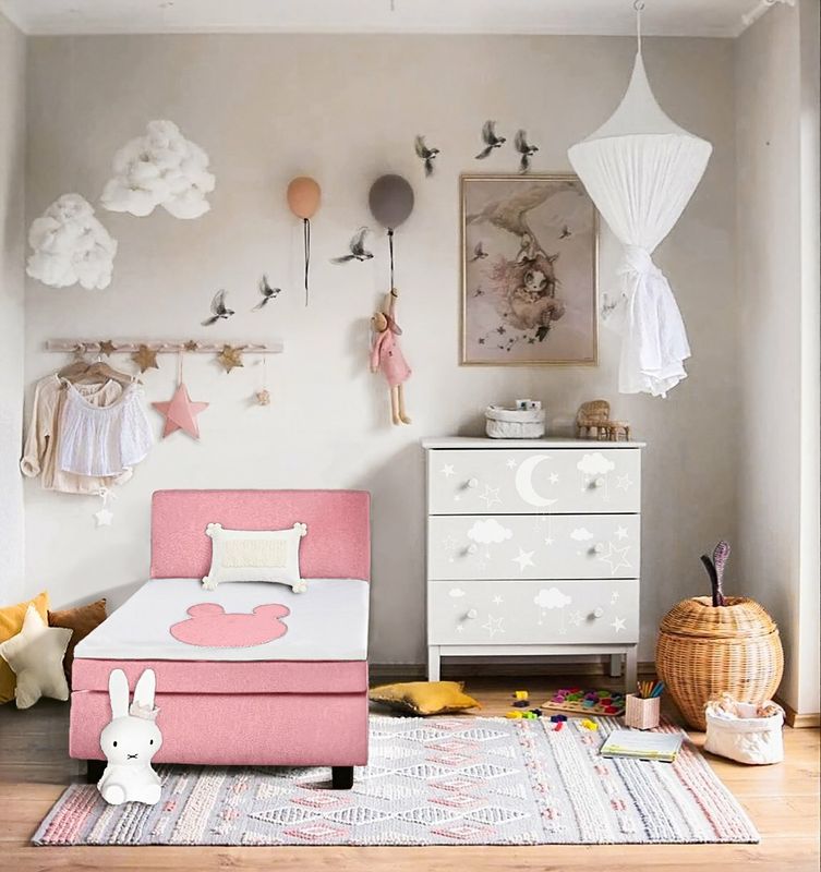 Boxspring Girls + Gratis knuffel Boxspring Girls + Gratis knuffel