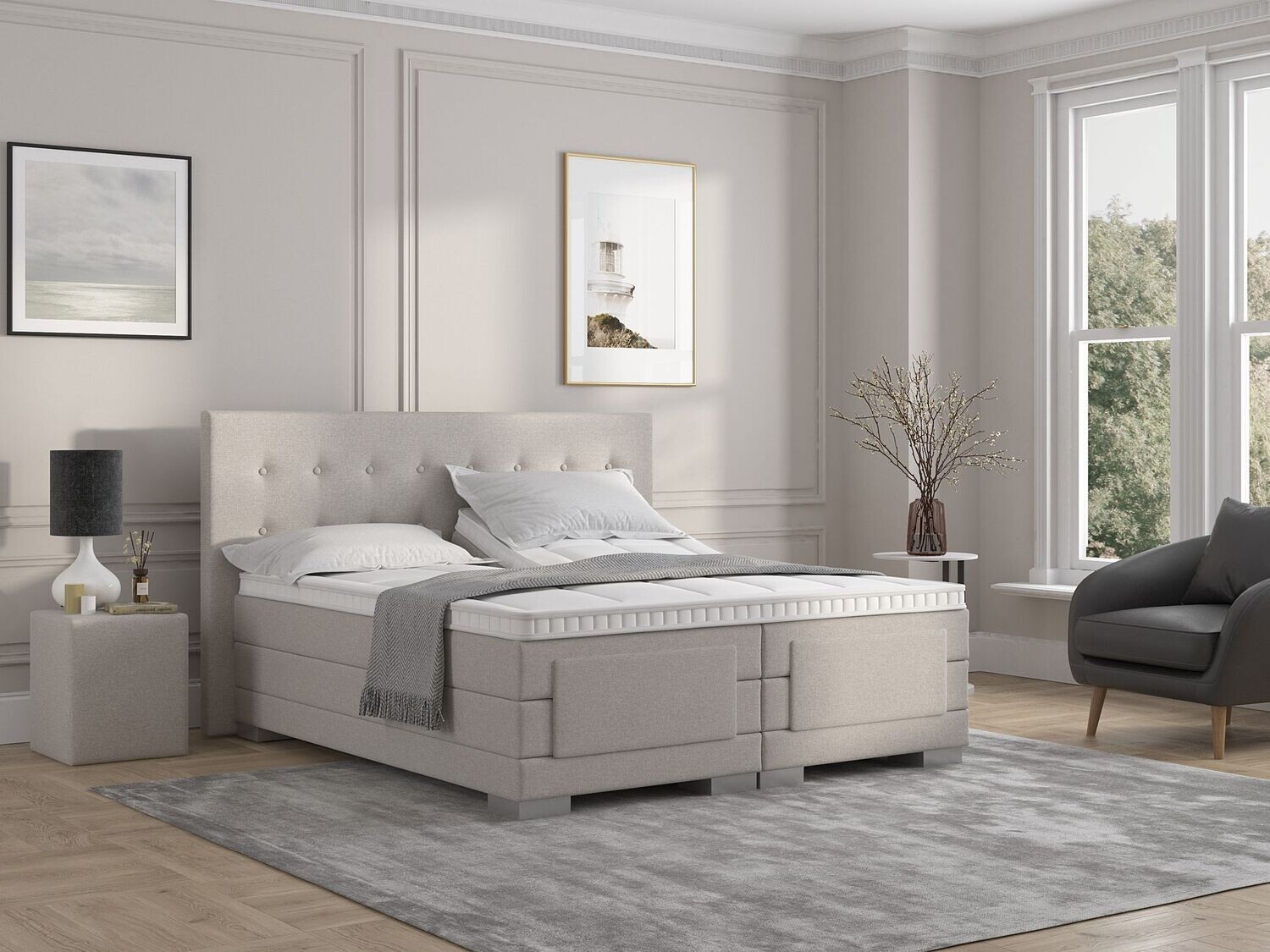 Elektrische Boxspring Swiss