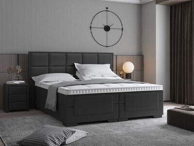 Elektrische Boxspring Boaz Skai leer Elektrische Boxspring Boaz Skai leer