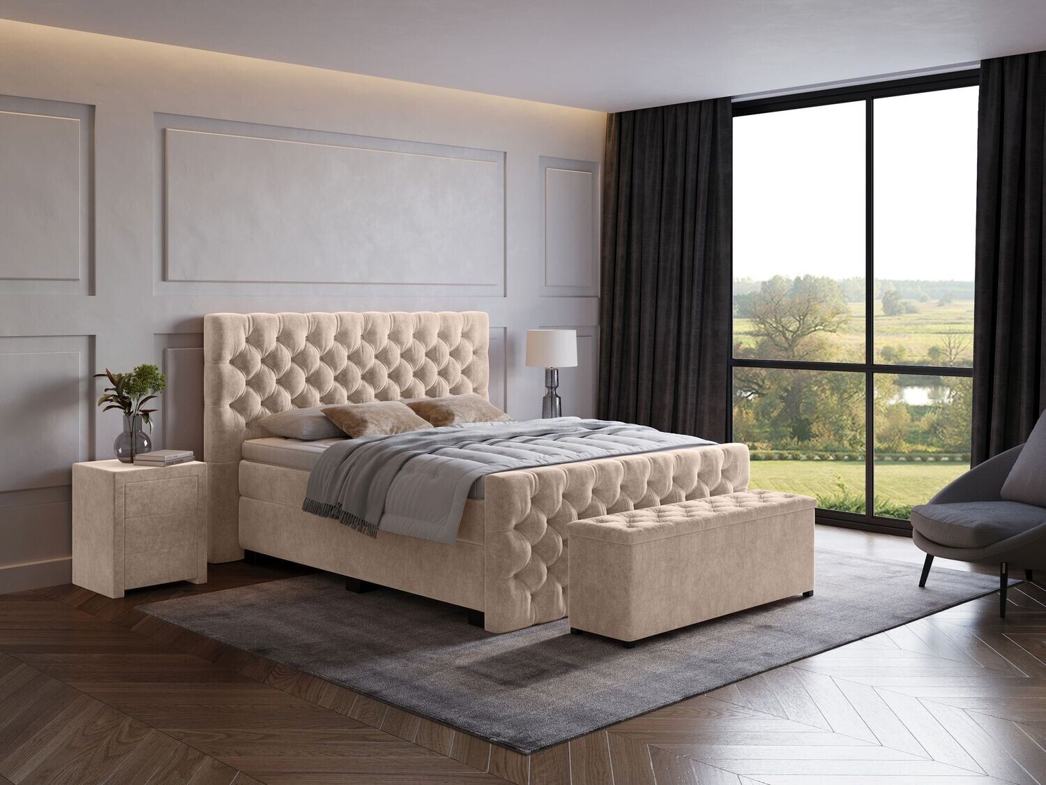 Boxspring  Louvre Velours