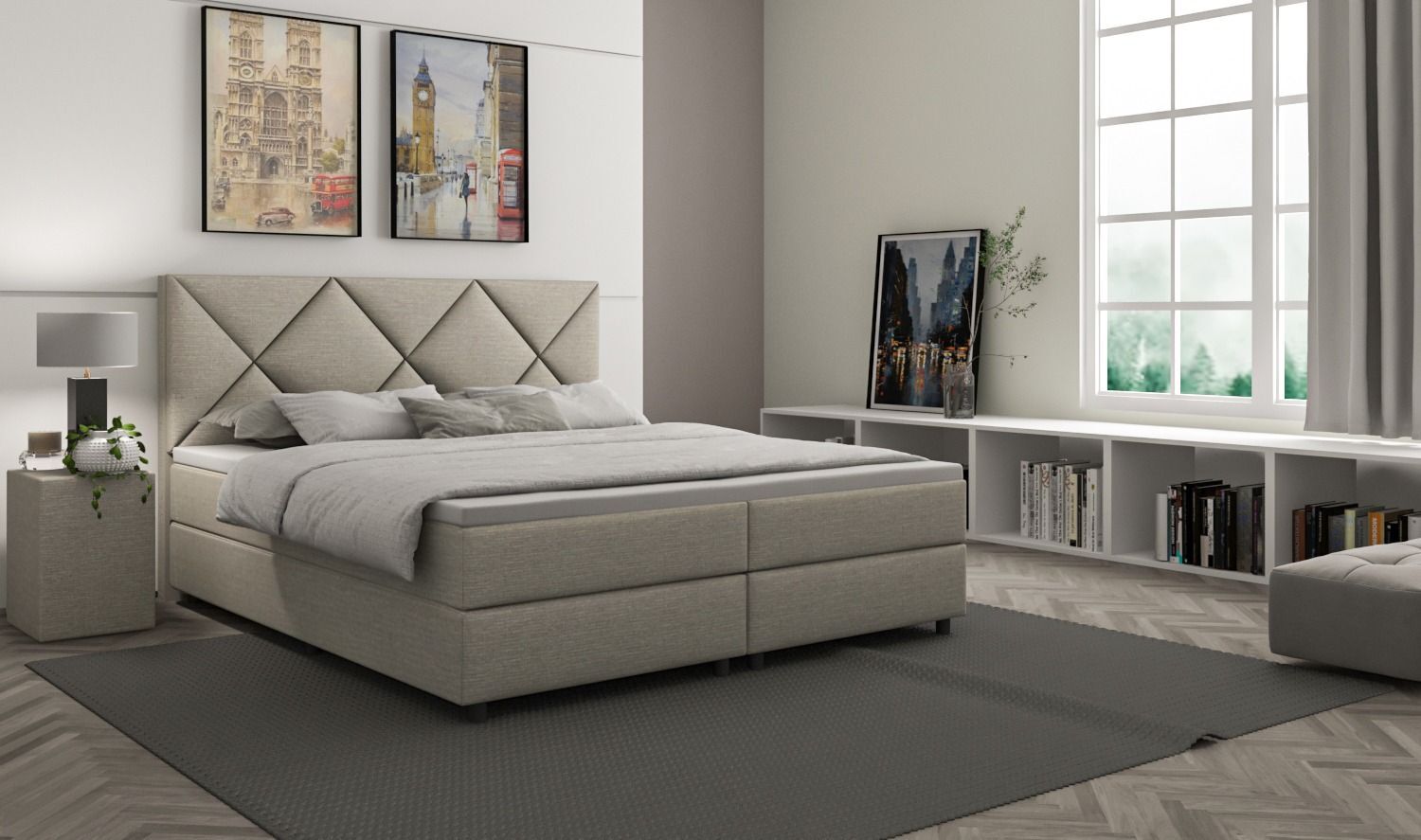 Boxspring Dayton  + GRATIS topper