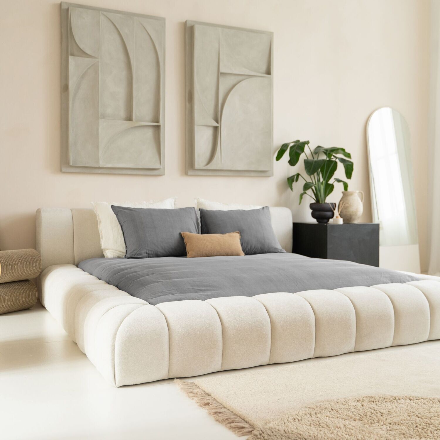 Teddy boucle bed
