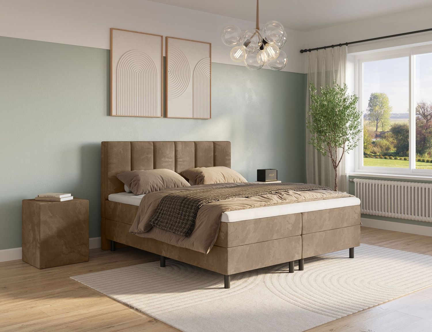 Boxspring Riva Velvet