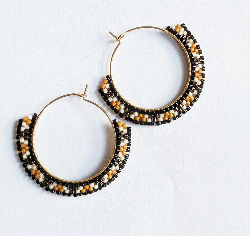 Fall Hoop earrings
