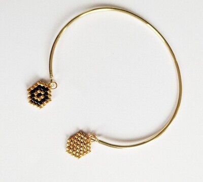 Sweet bee bracelet gold