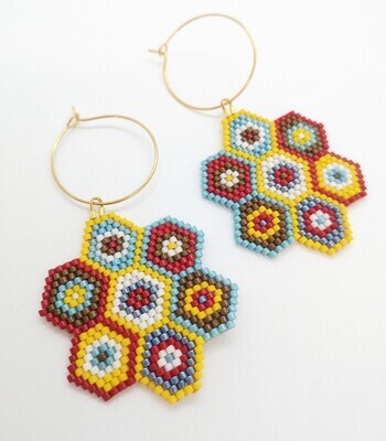 Granny squares hoops