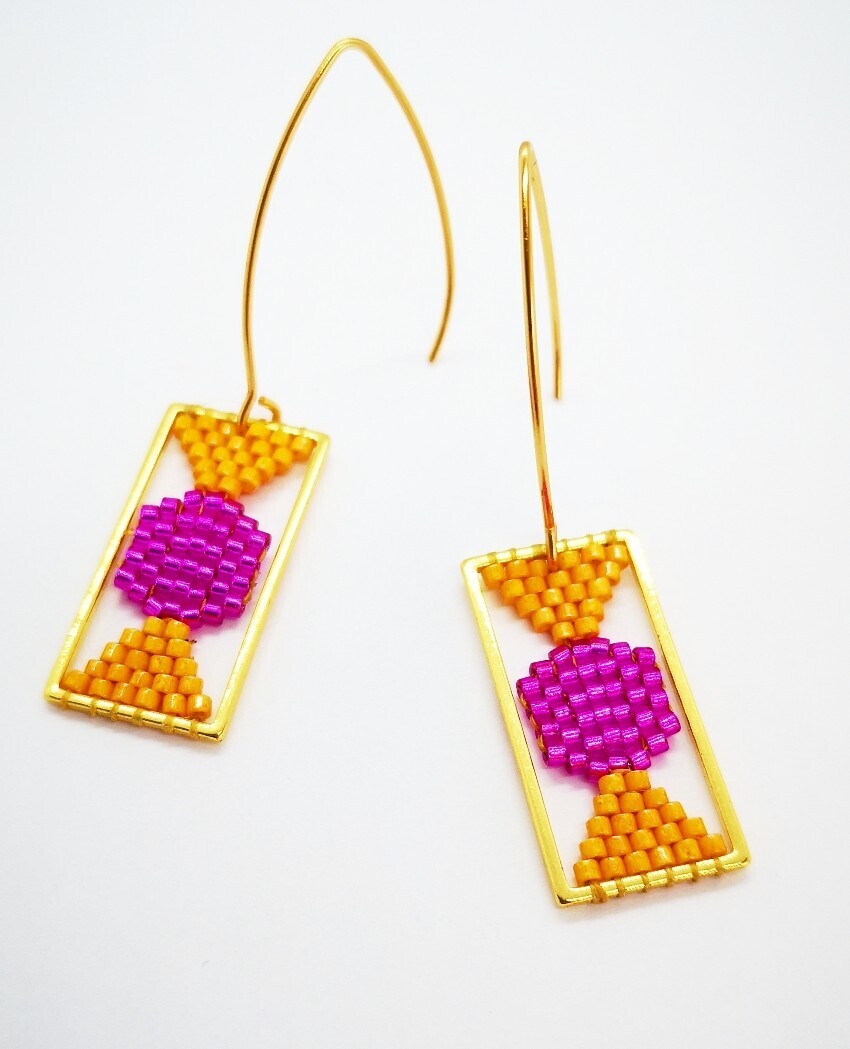 POP earrings magenta
