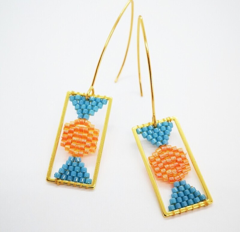 POP earrings orange