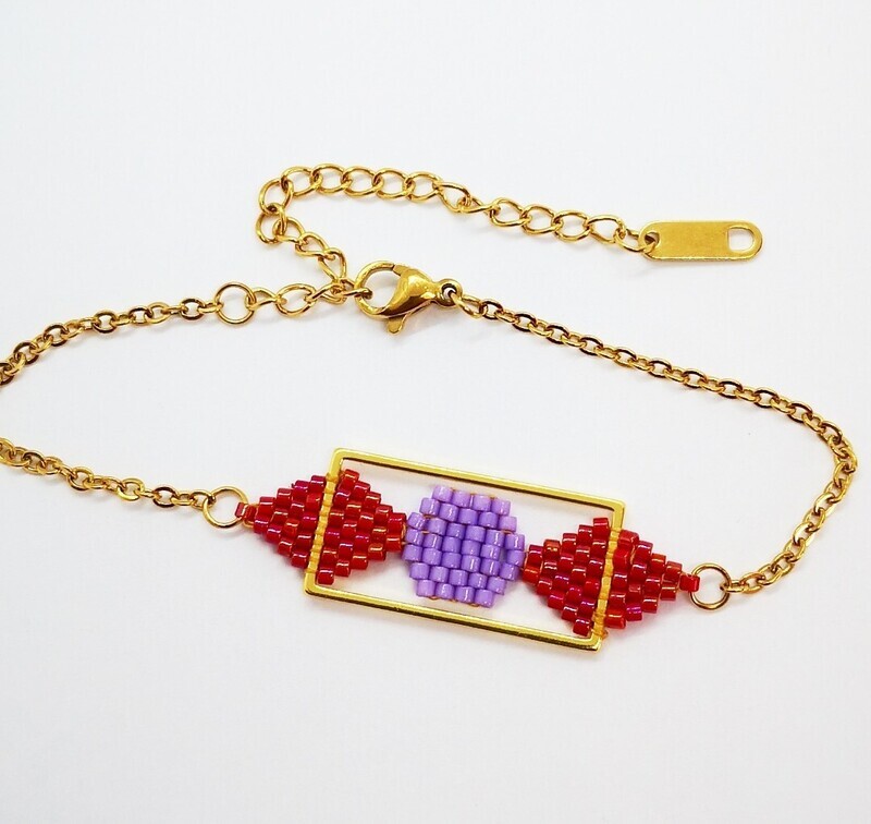POP bracelet mauve