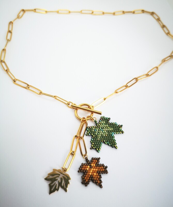 &quot;Leaves &quot; necklace