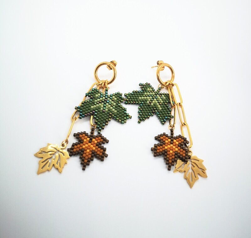 &quot;Leaves&quot; earrings