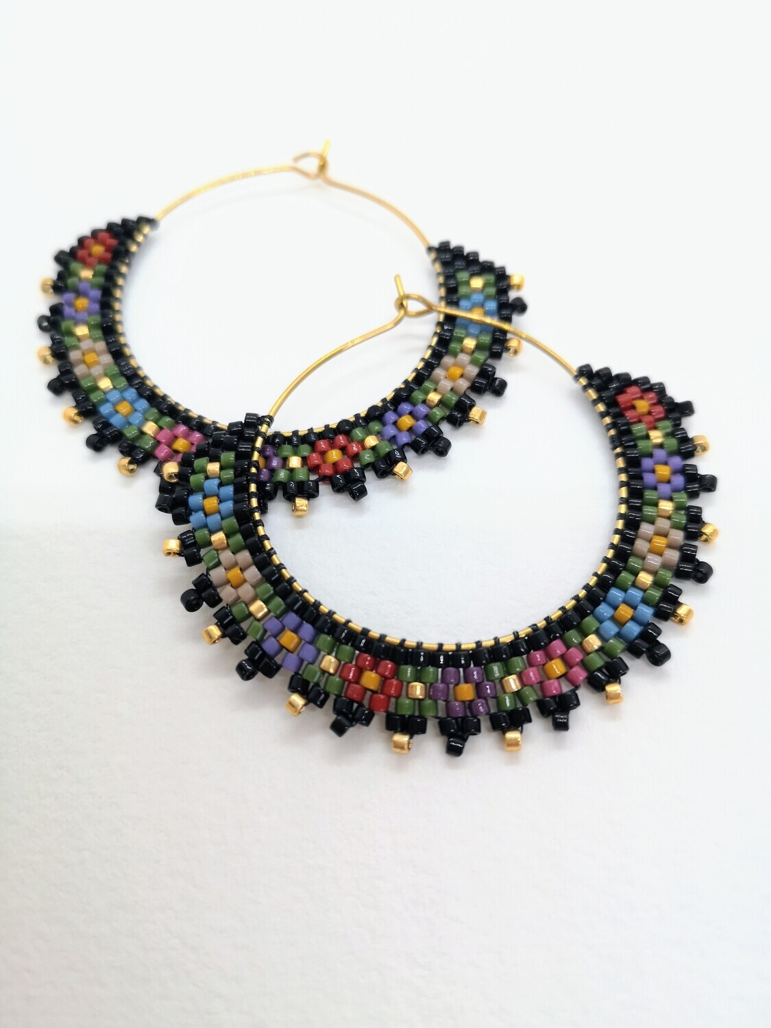"Les Choses" hoop earrings