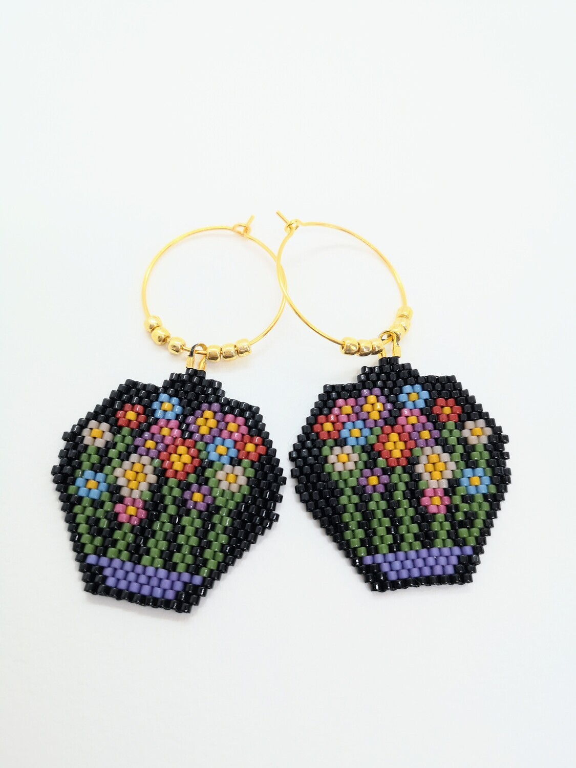 "Les Choses" bouquet earrings