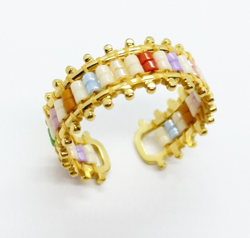 "Les Choses au Printemps" alliance ring