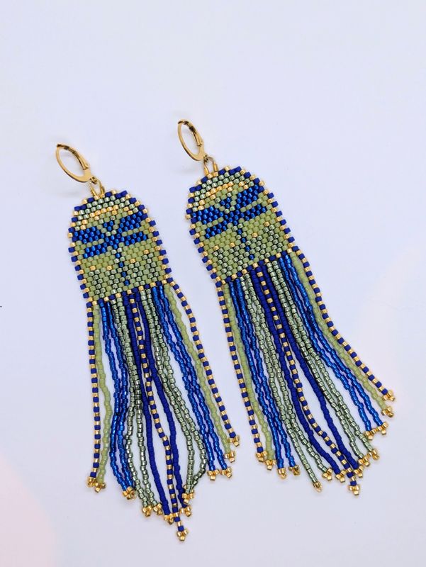 "La Belle Epoque" fringe earrings