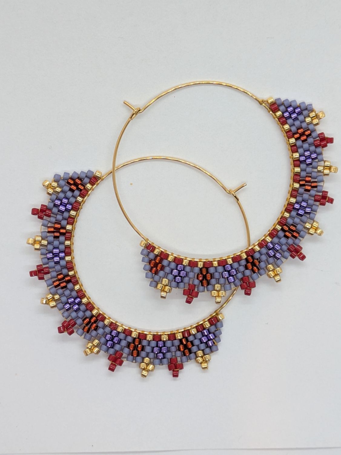 "La Belle Epoque" Hoop earrings
