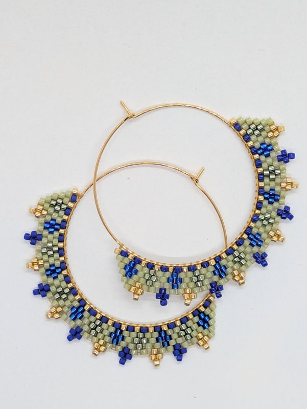 "La Belle Epoque"  Hoop earrings