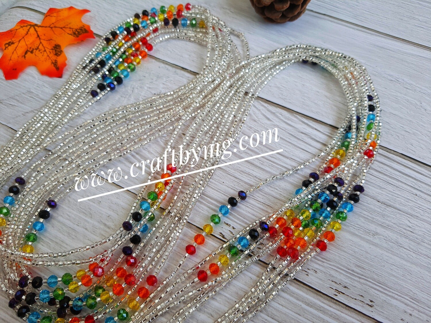 MANNIE waistbeads (silver)