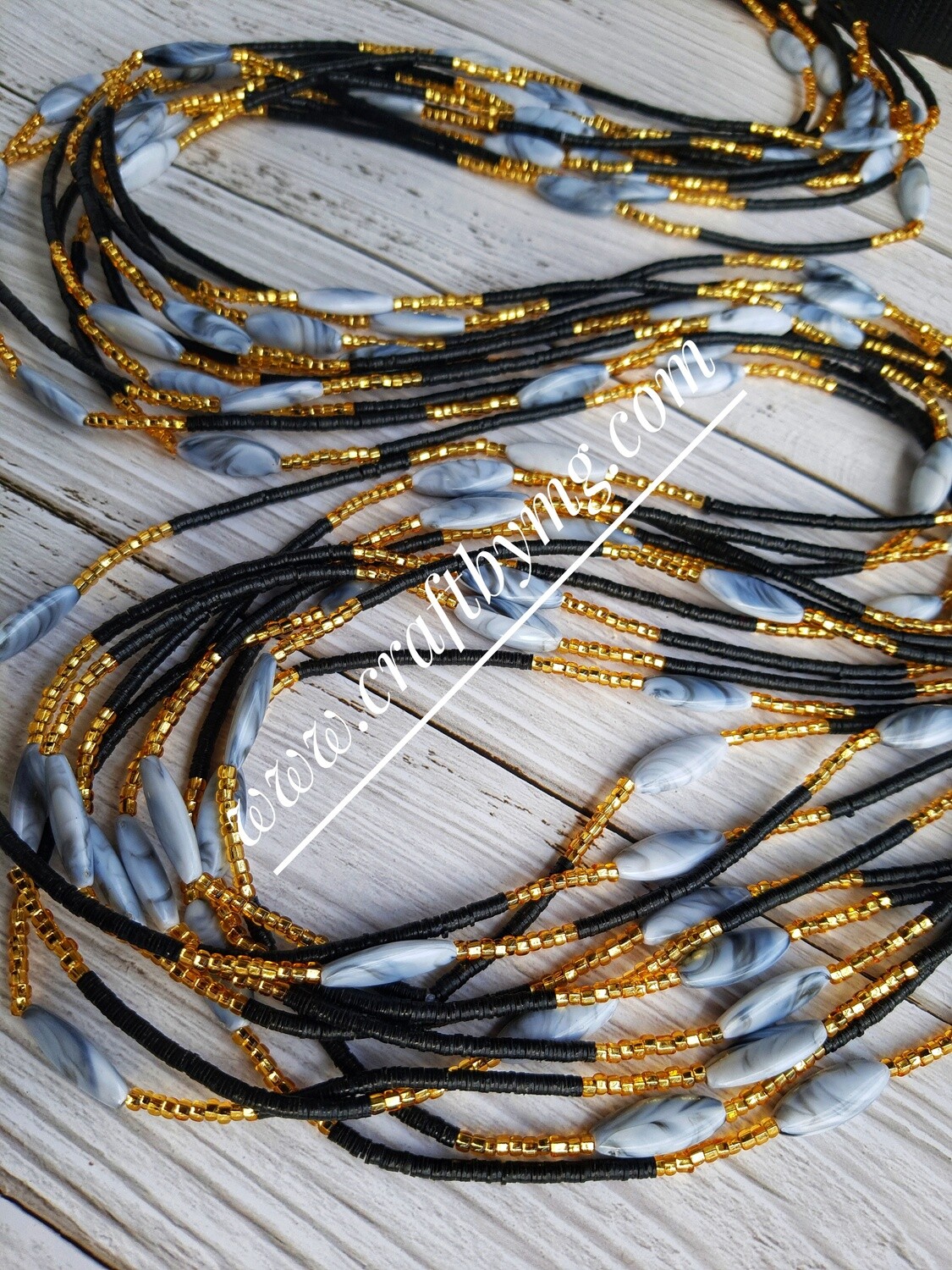 RITA Waistbeads (Black)
