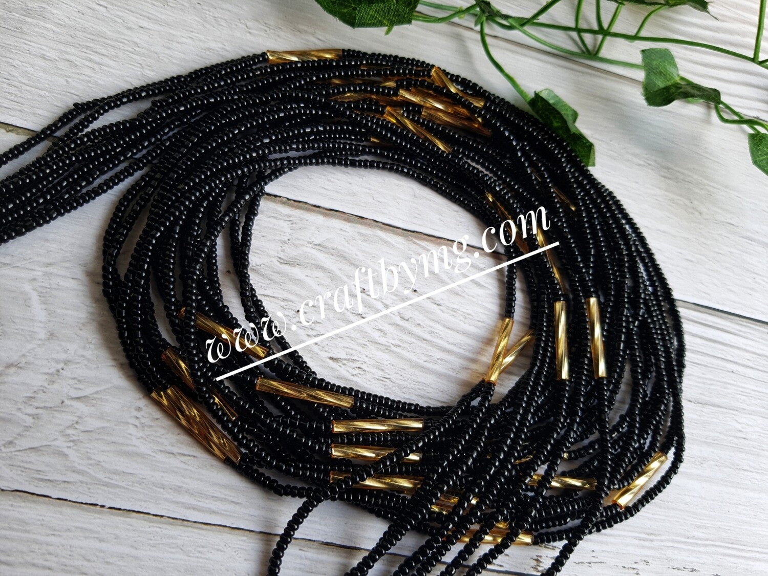 JEAN waistbeads (Black)