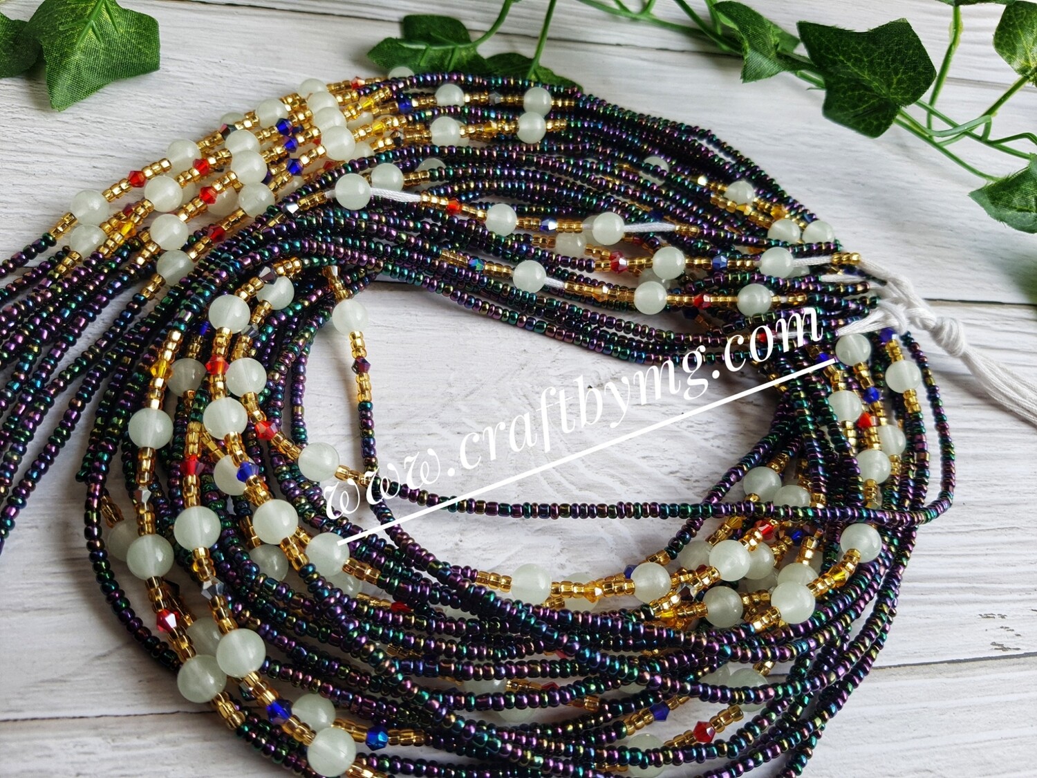 EDNA waistbeads (Rainbow)