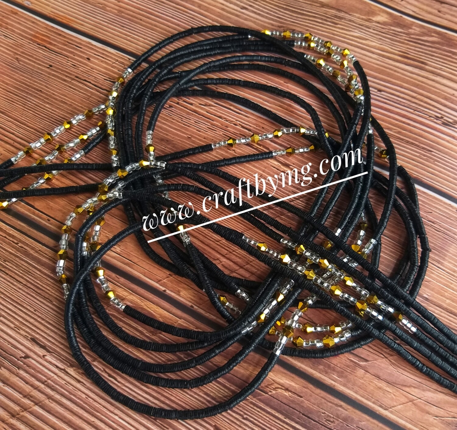 UDUAK waistbeads (black)