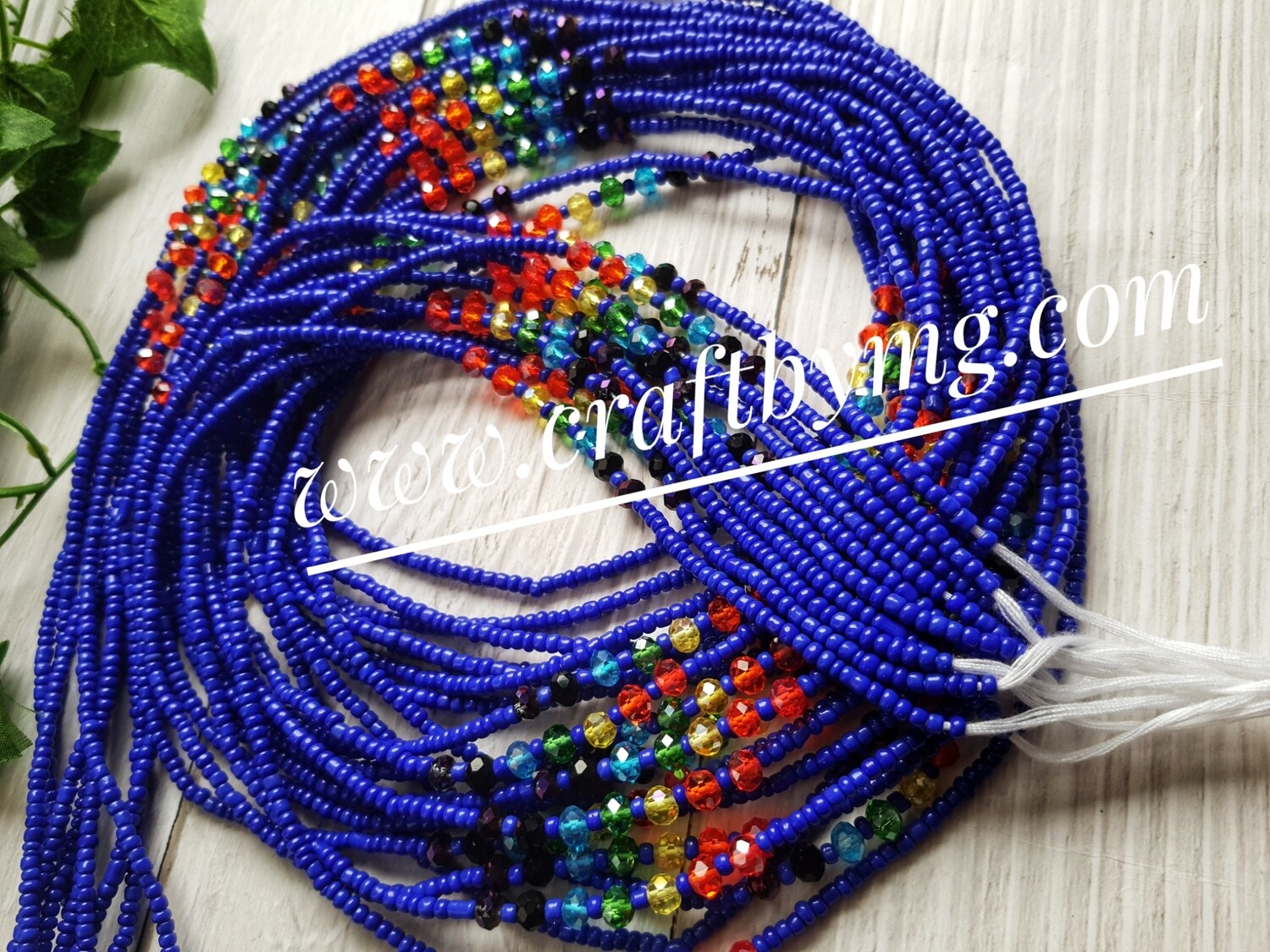 MANNIE waistbeads (Blue)