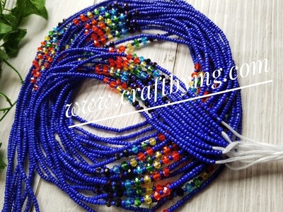 MANNIE waistbeads (Blue)
