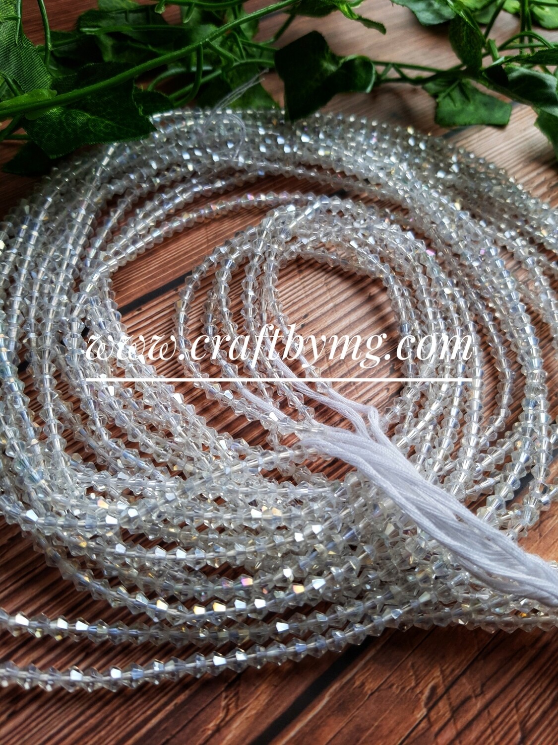 CLEAR waistbeads (Crystals)