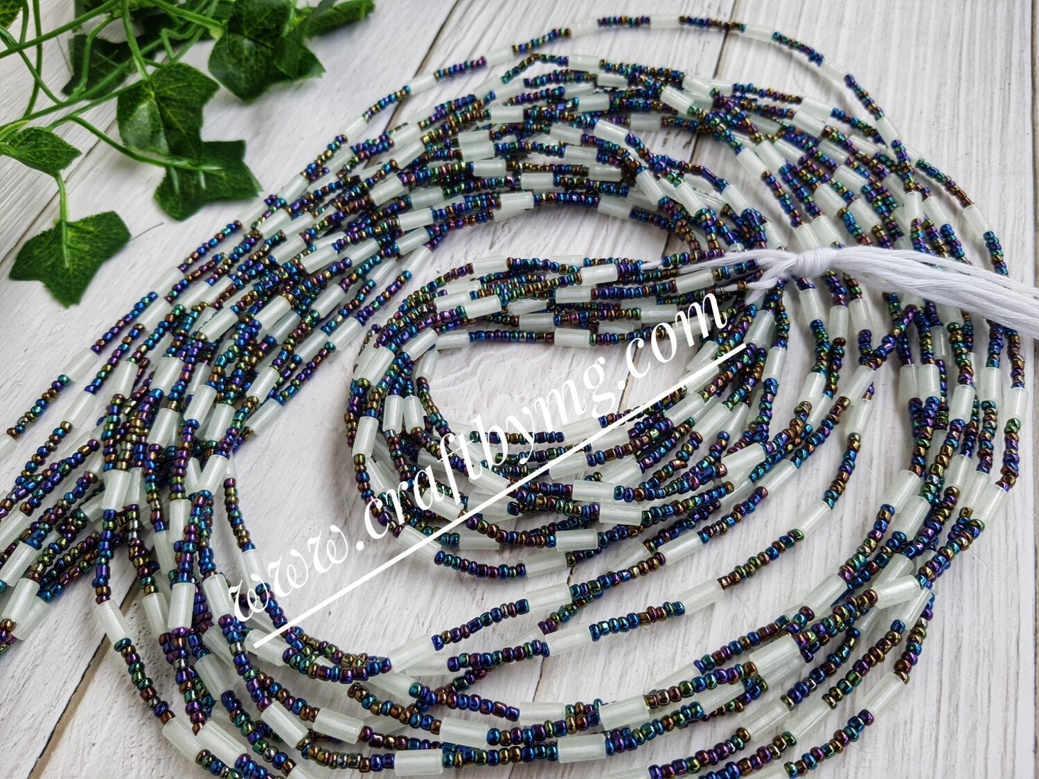 JENNIFER Waistbeads-Iridescent- (Glow In The Dark)