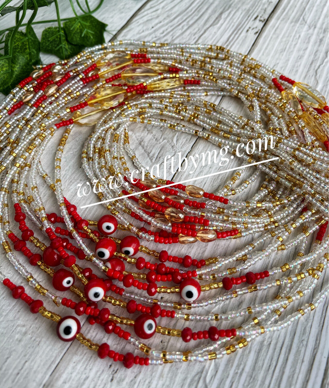 IVY Waistbeads Red