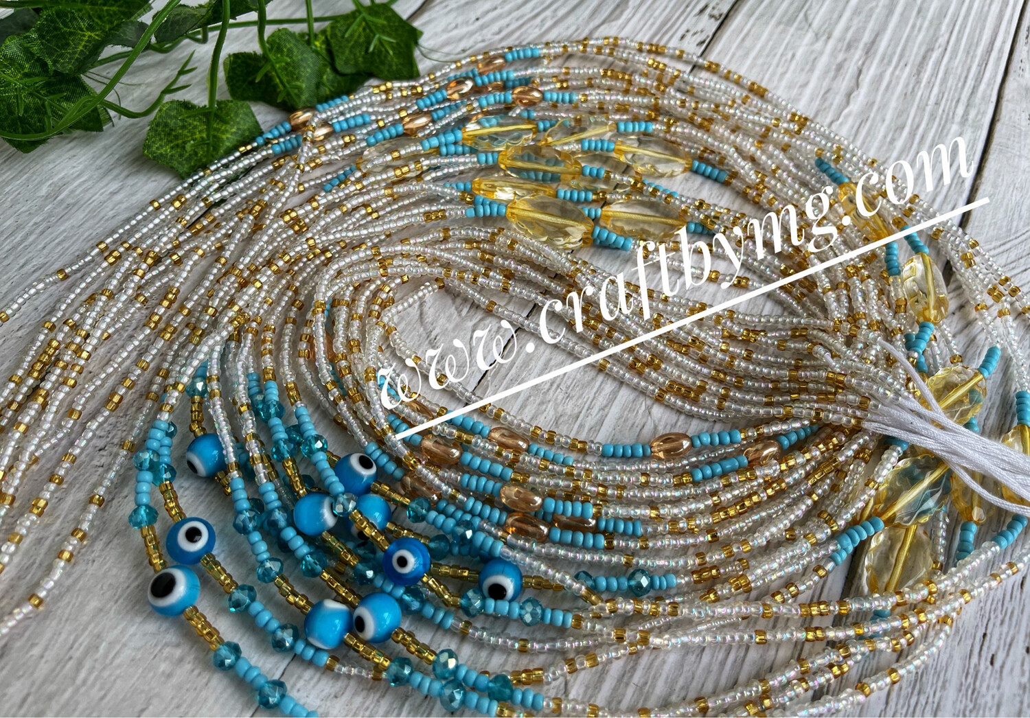 IVY Waistbeads Light Blue
