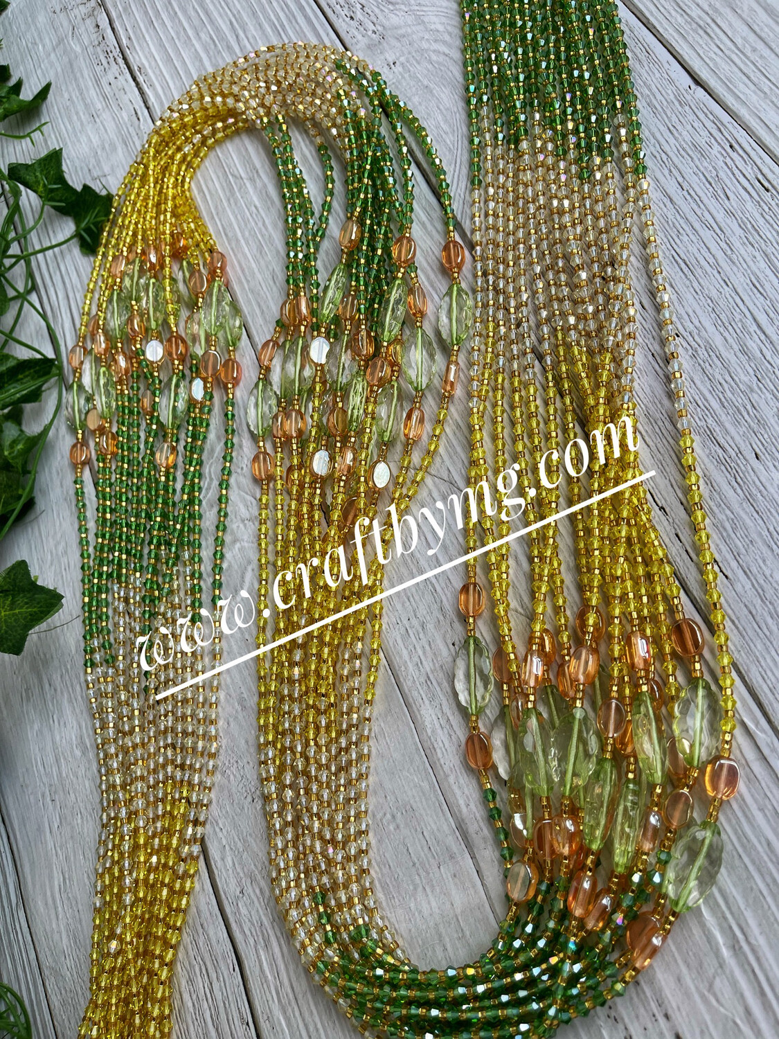 GINNY Waistbeads - Green-