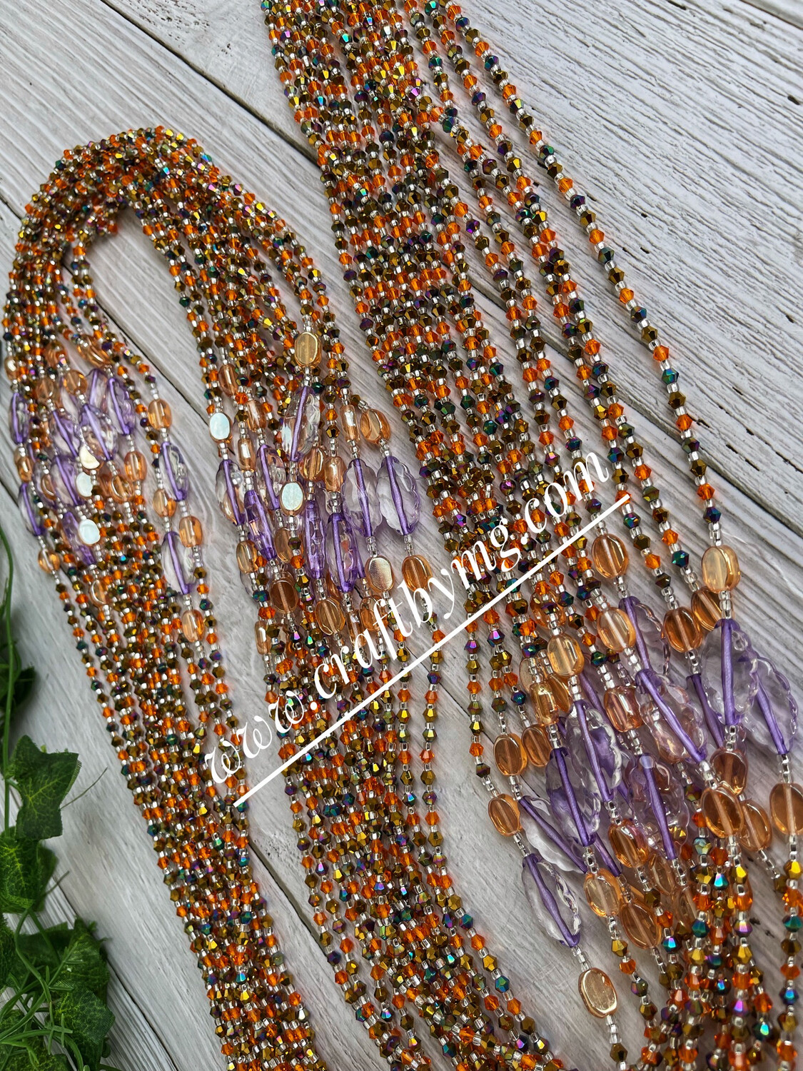 GINNY Waistbeads - Purple-